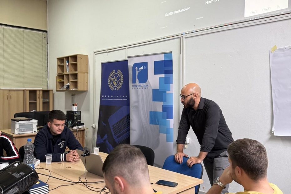 Prvi trening “Mlad sam, jasan – glasam”