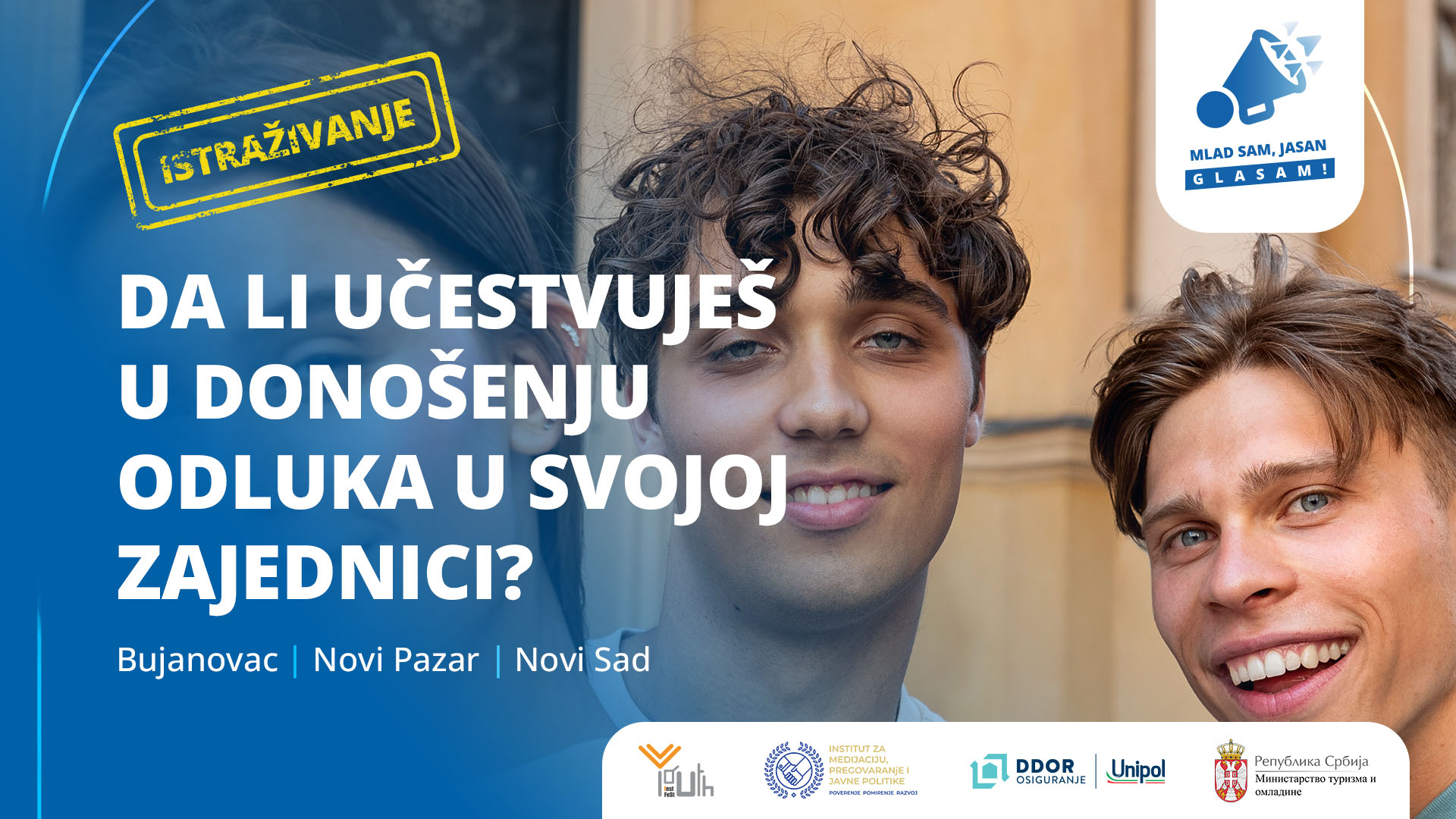 Da li mladi učestvuju u donošenju odluka u svojim zajednicama